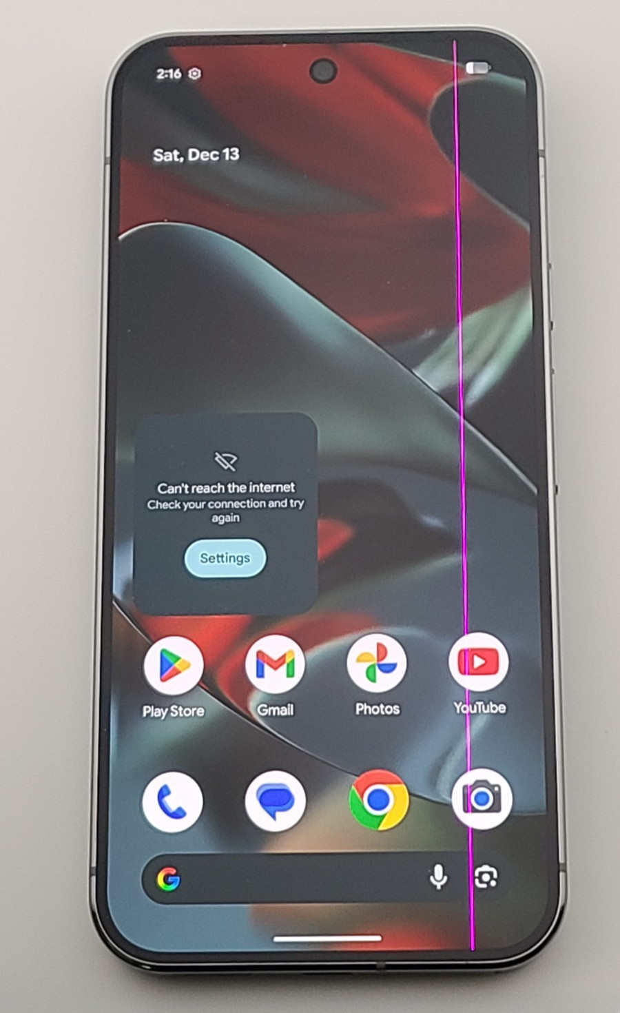Google Pixel 9 Pro XL – UNLOCKED 512GB GGX8B – Gray – VERY GOOD Cond., LCD Line