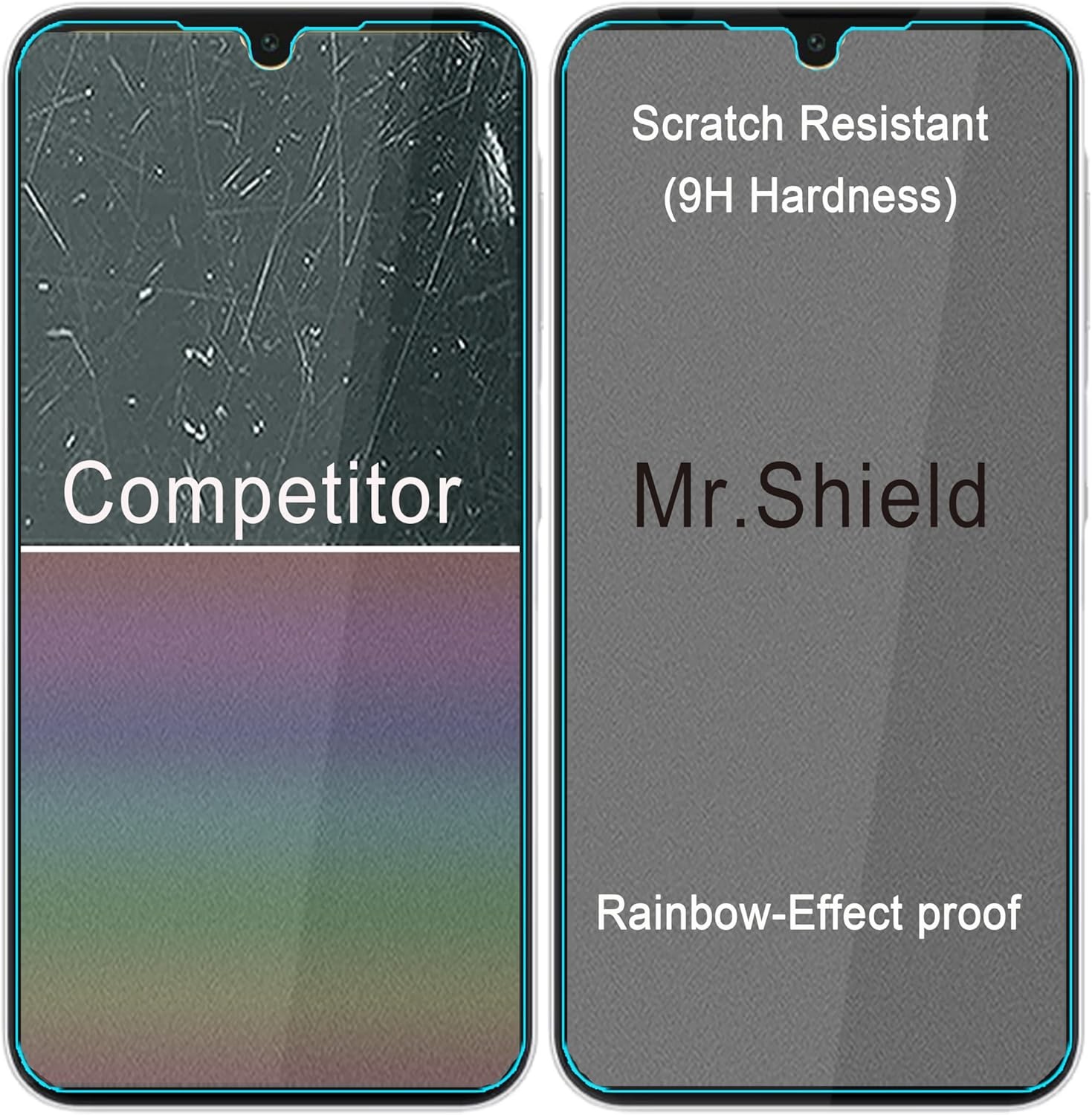 3-Pack Tempered Glass Screen Protectors for Samsung Galaxy A15 5G 4G 9H Hardness