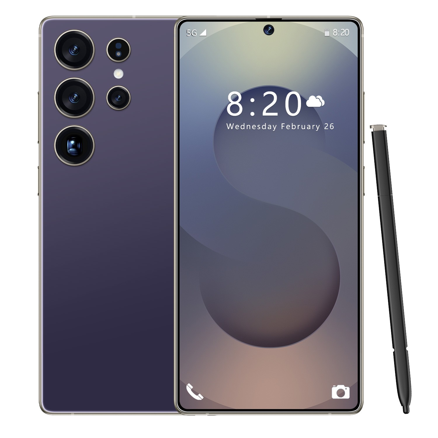 Unlocked 25 Ultra 7″ 5G Cell Phone Dual SIM Smartphone Android 15 6000mAh