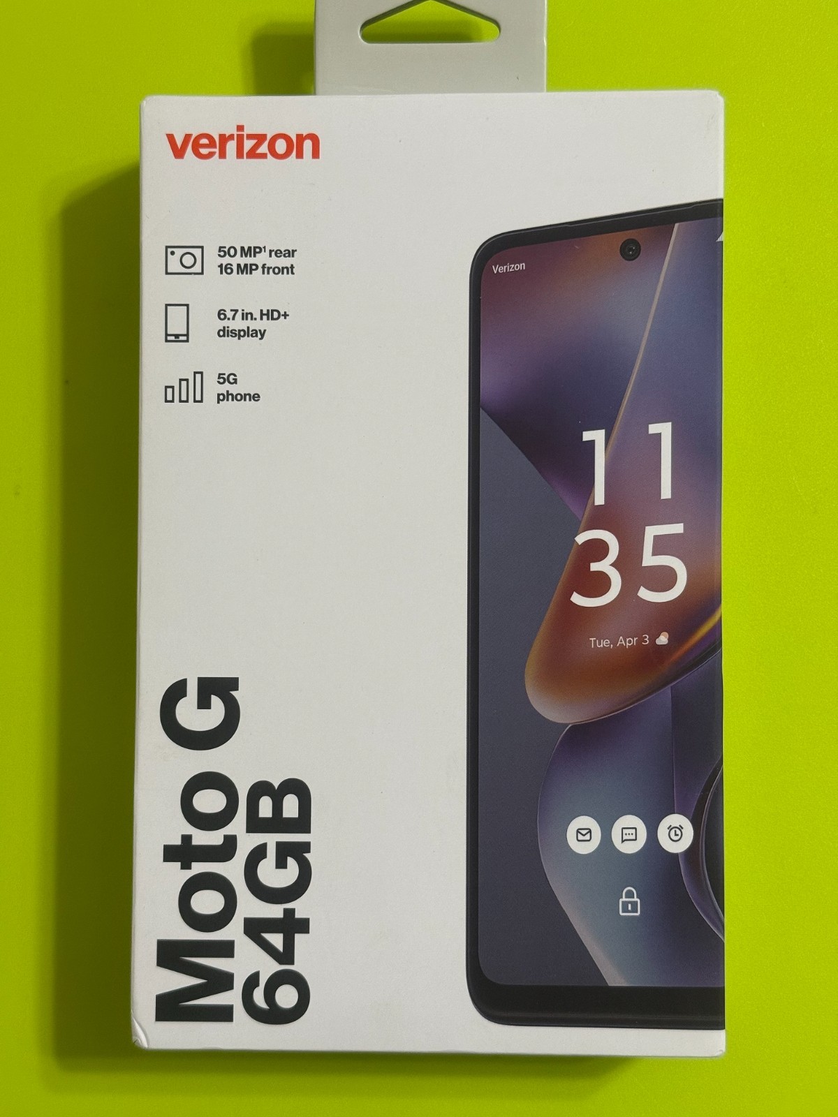 Verizon Prepaid Motorola Moto G 2025 XT2513V 6.7″ 50MP 64GB Blue, New Sealed