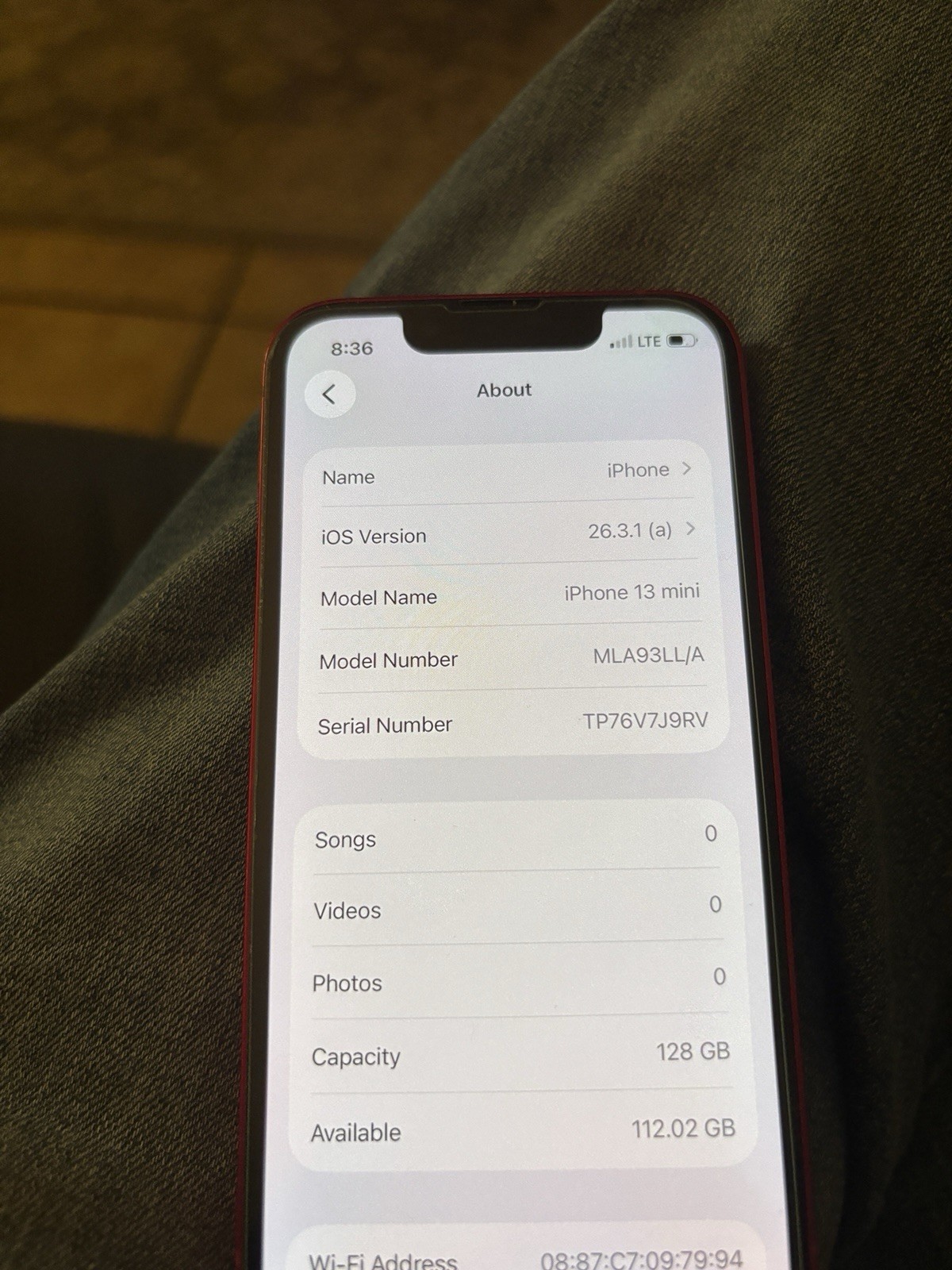 Apple iPhone 13 mini 128GB Red Unlocked