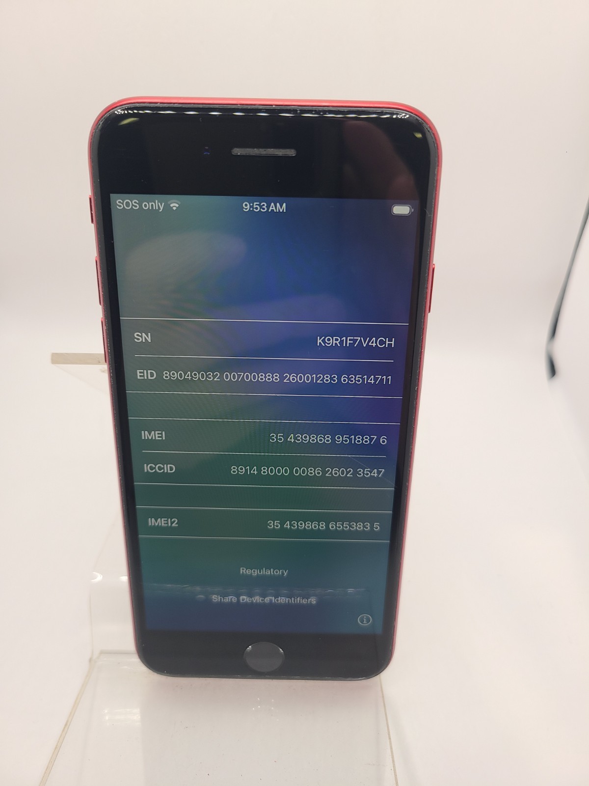 Apple iPhone SE 2020 [A2275] UNLOCKED Any Carrier Red 64GB iOS 26.5