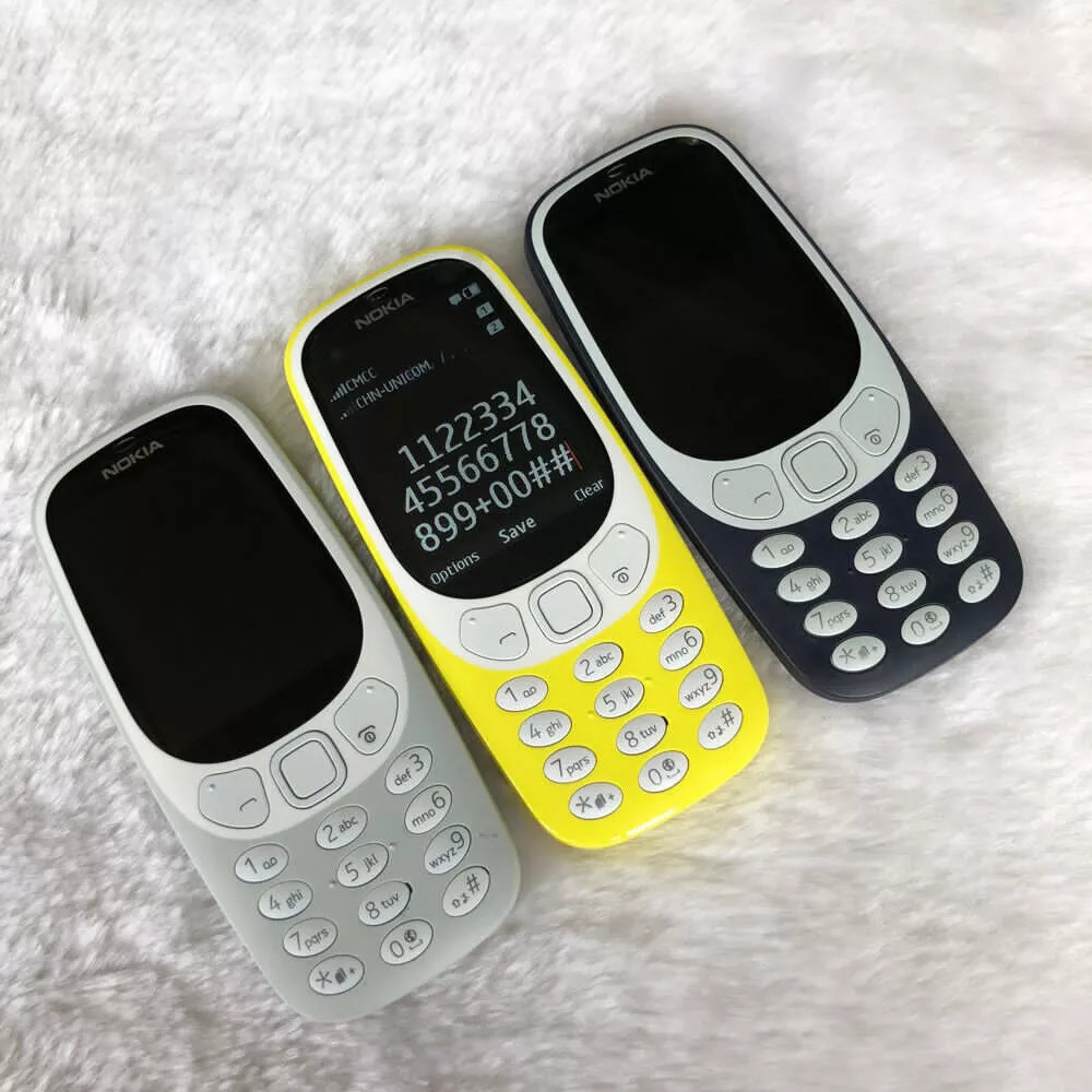 Original Unlocked Nokia 3310 4G LTE 512MB Rom 256MB RAM Phone 2.4″