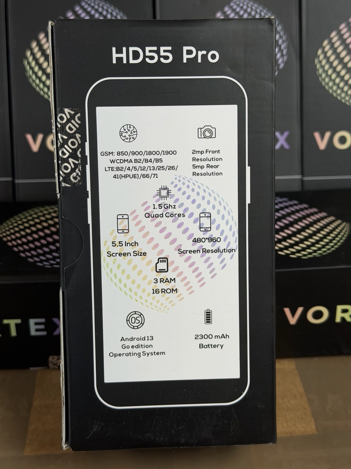 Vortex HD55 Pro 5.5” Smartphone 3gb/16gb – Brand New Unlocked