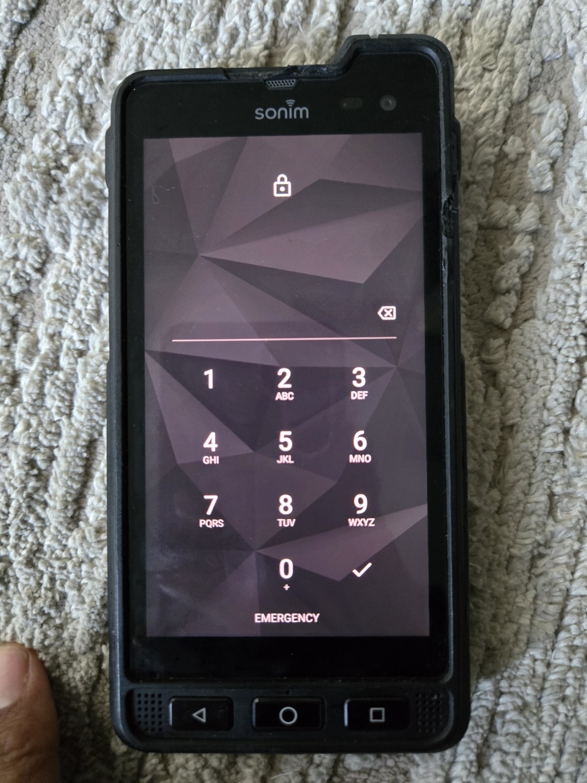 Sonim XP8 XP8800 Verizon (CDMA & GSM) 64GB PTT Rugged Android RYDER LOCKED READ!