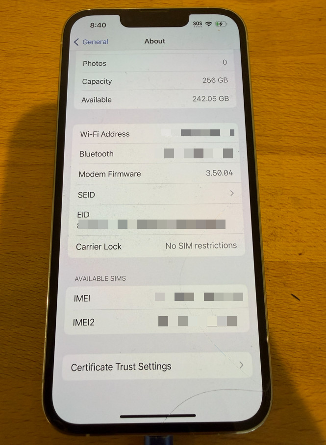 Apple iPhone 13 Pro 256Gb Unlocked