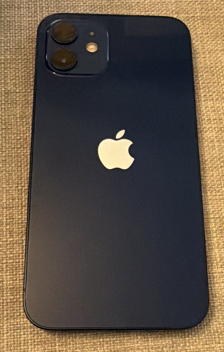 Apple iPhone 12 Blue Bar Smartphone iOS 12MP Camera
