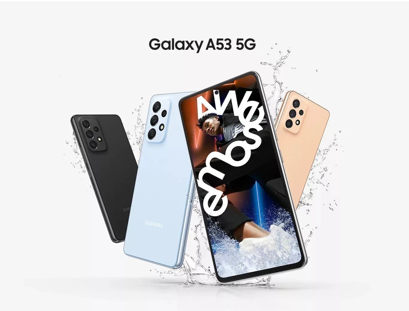 💯Samsung Galaxy A53 5G SM-A536U-128GB Black (Full Unlocked) Brand New Sealed us