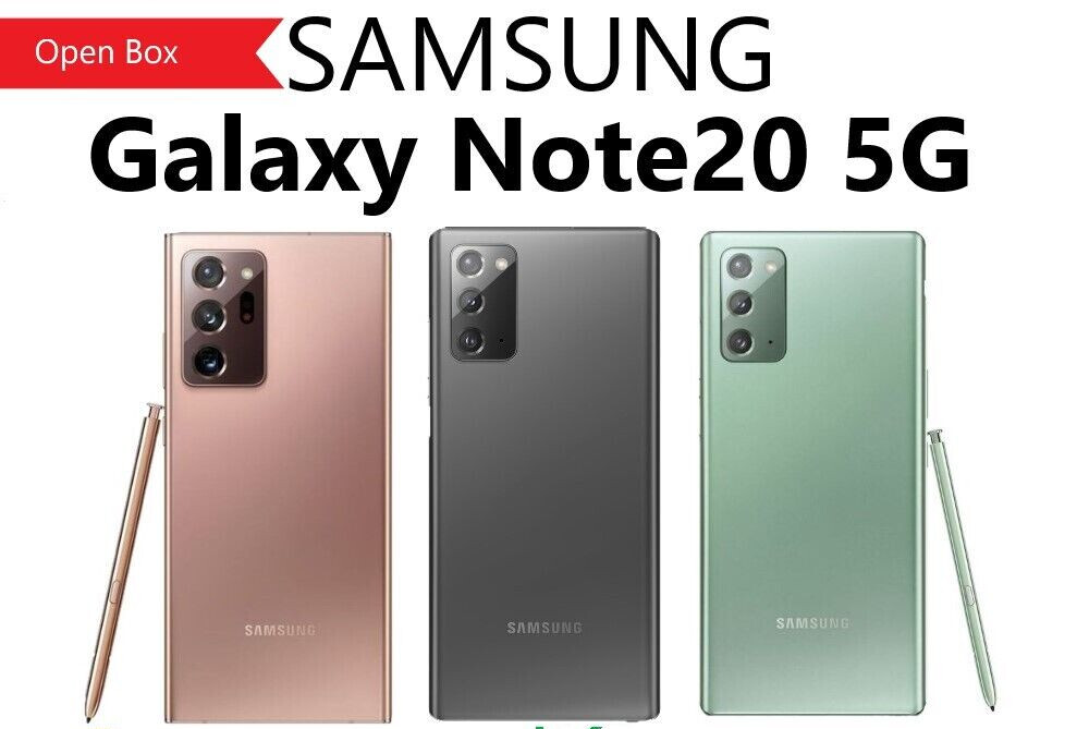 Samsung Galaxy Note 20 5G N981U 128GB Android Unlocked Smartphone -6.7in-12.0MP-