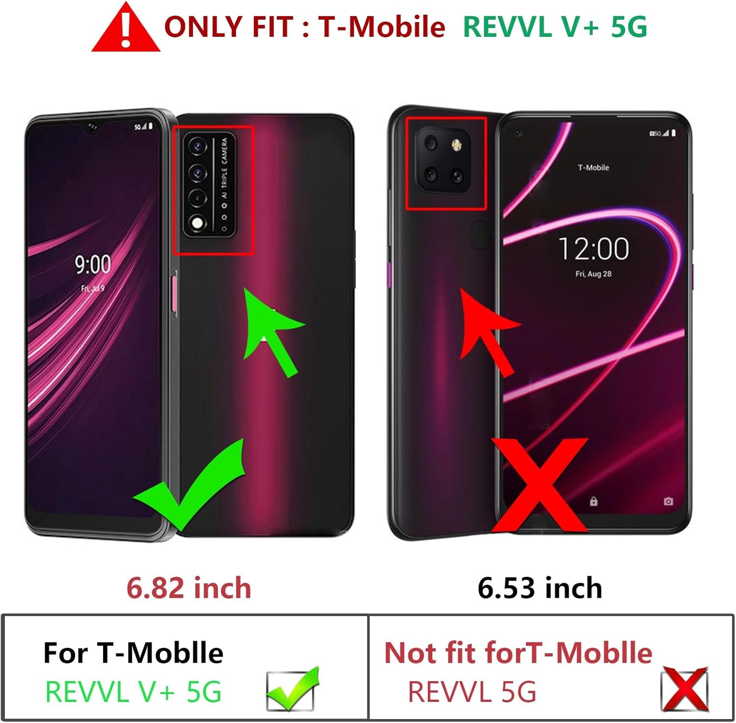 T-Mobile Revvl V Plus 5G Case with Butterfly Stand, Bling Luxury Glitter Cover