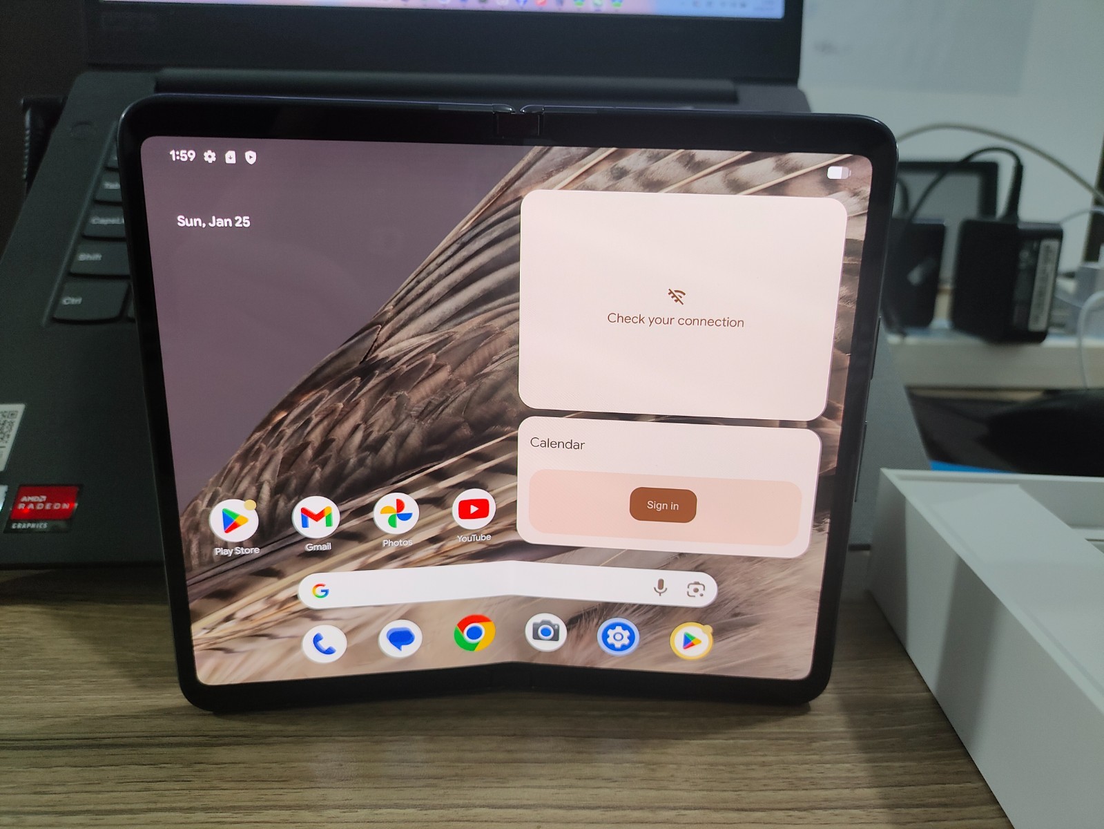 Google Pixel Fold 5G 256GB 12GB RAM – Obsidian (Unlocked) 5G 2023 version-NEW