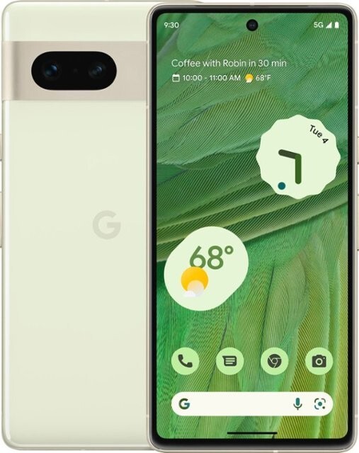 Google Pixel 7 – 128 GB – Green (Unlocked) (Dual SIM (SIM + eSIM))