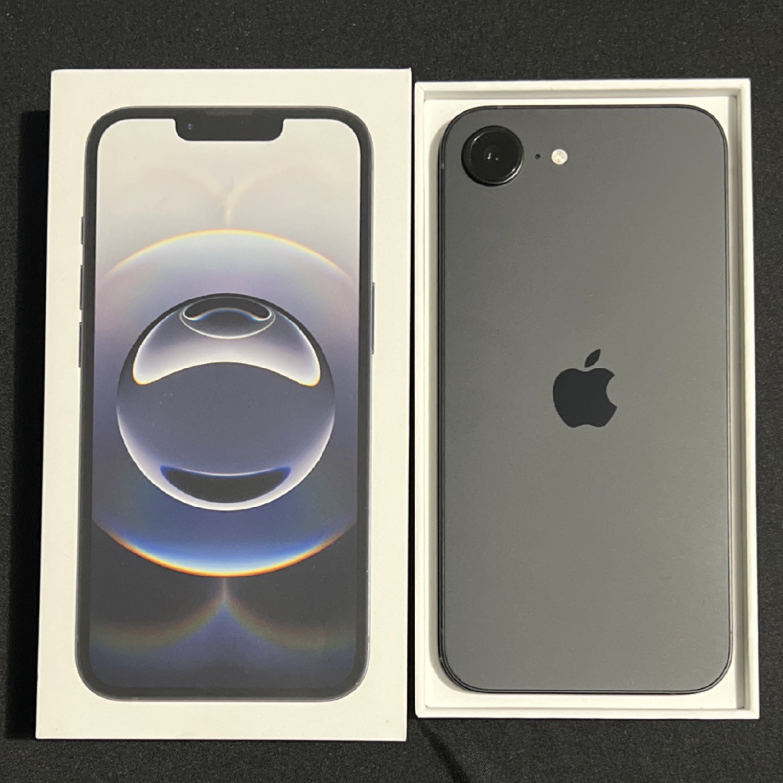 Apple iPhone 16e 48MP Camera Black Slate Smartphone USB-C Connectivity eSIM