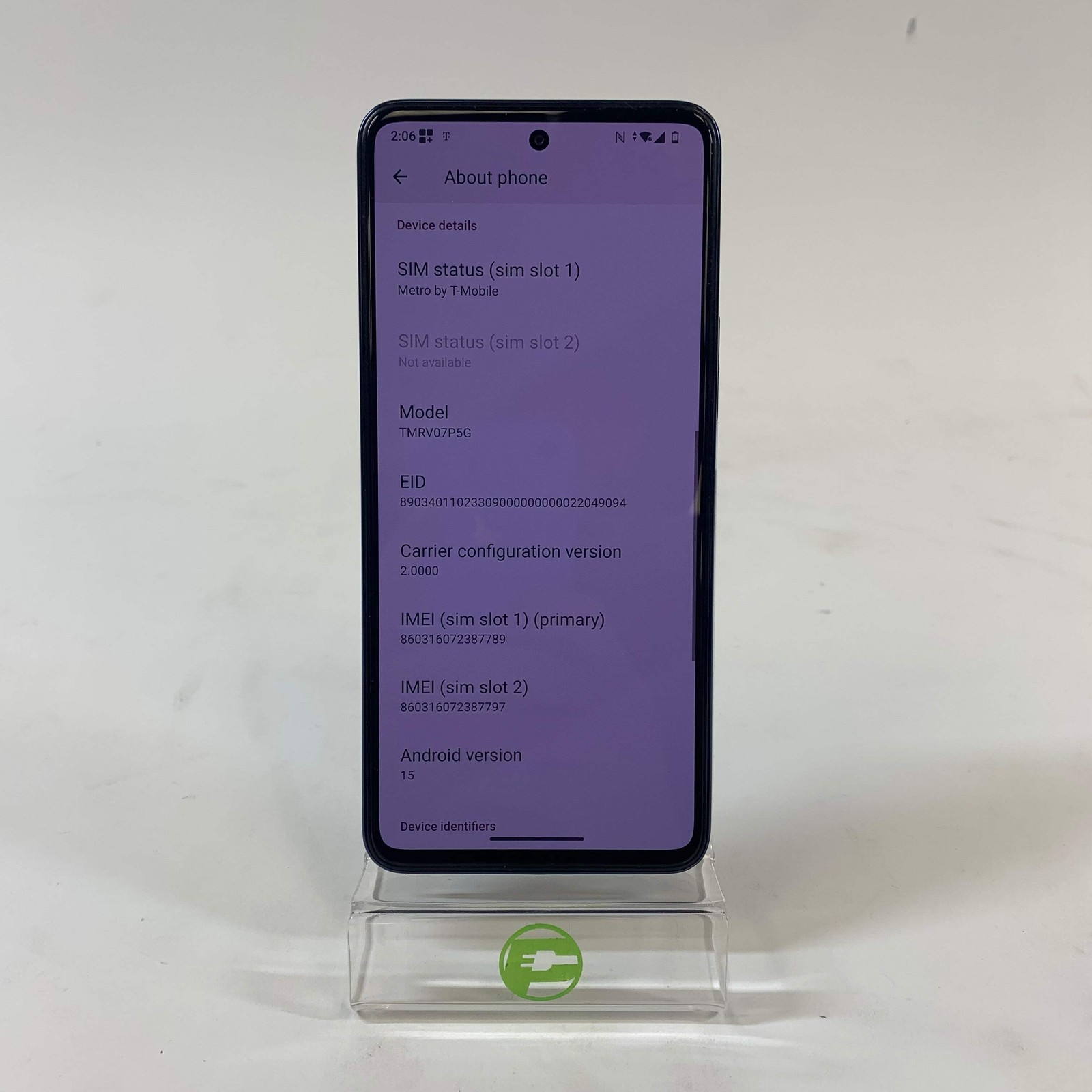 T-Mobile Revvl 7 pro 64GB 15 Blue Quantum TMRV07P5G