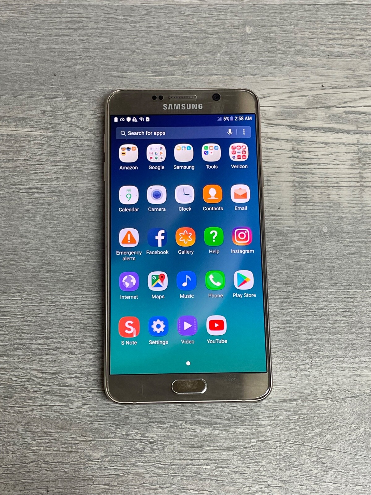 Samsung Galaxy Note 5 N920- 32GB /64GB -DUAL SIM Unlocked Smartphone GOOD B+ US