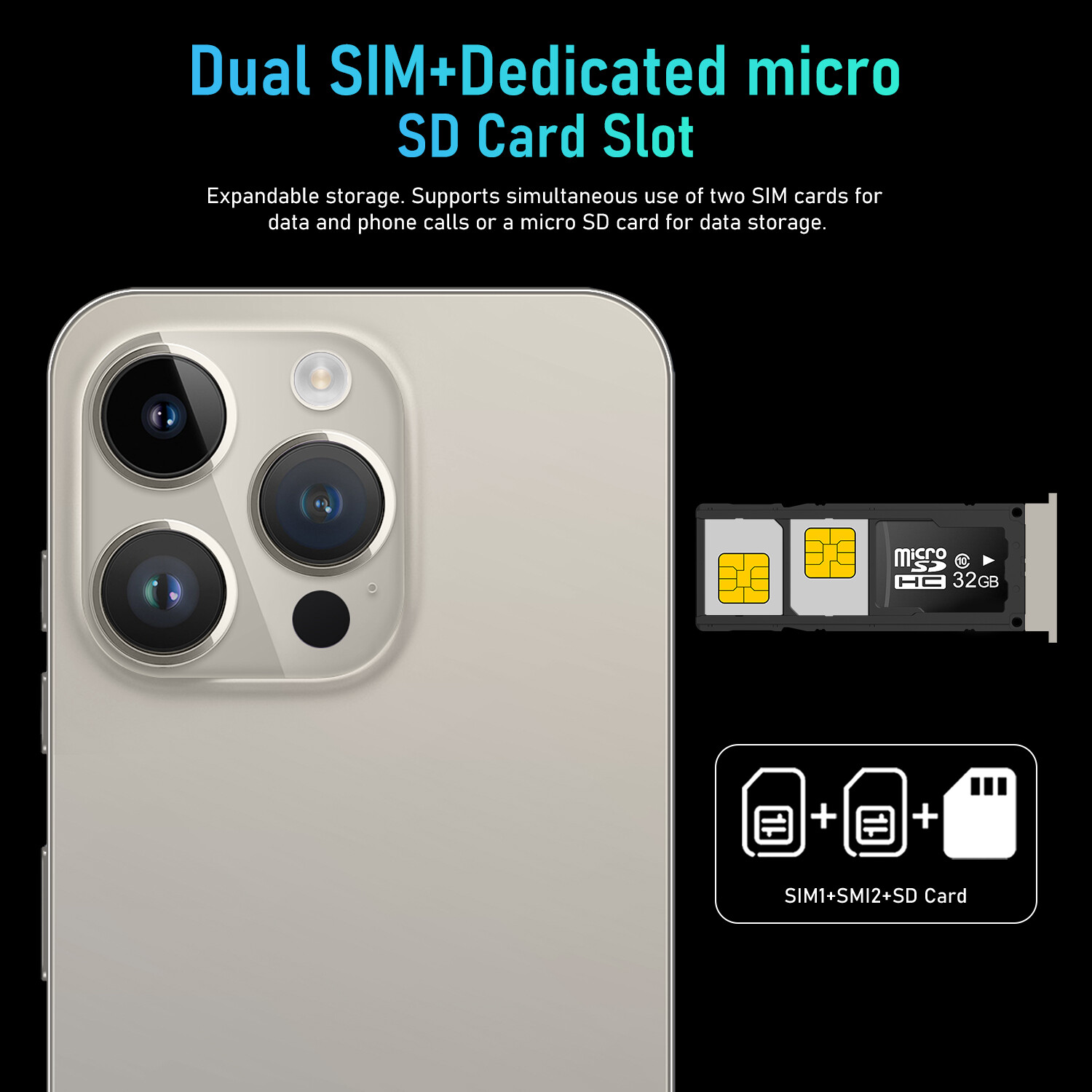 Unlocked Smartphone G14 Pro Max 5G 6.8″ 4GB+128GB Android Cell Phone 5000mAh