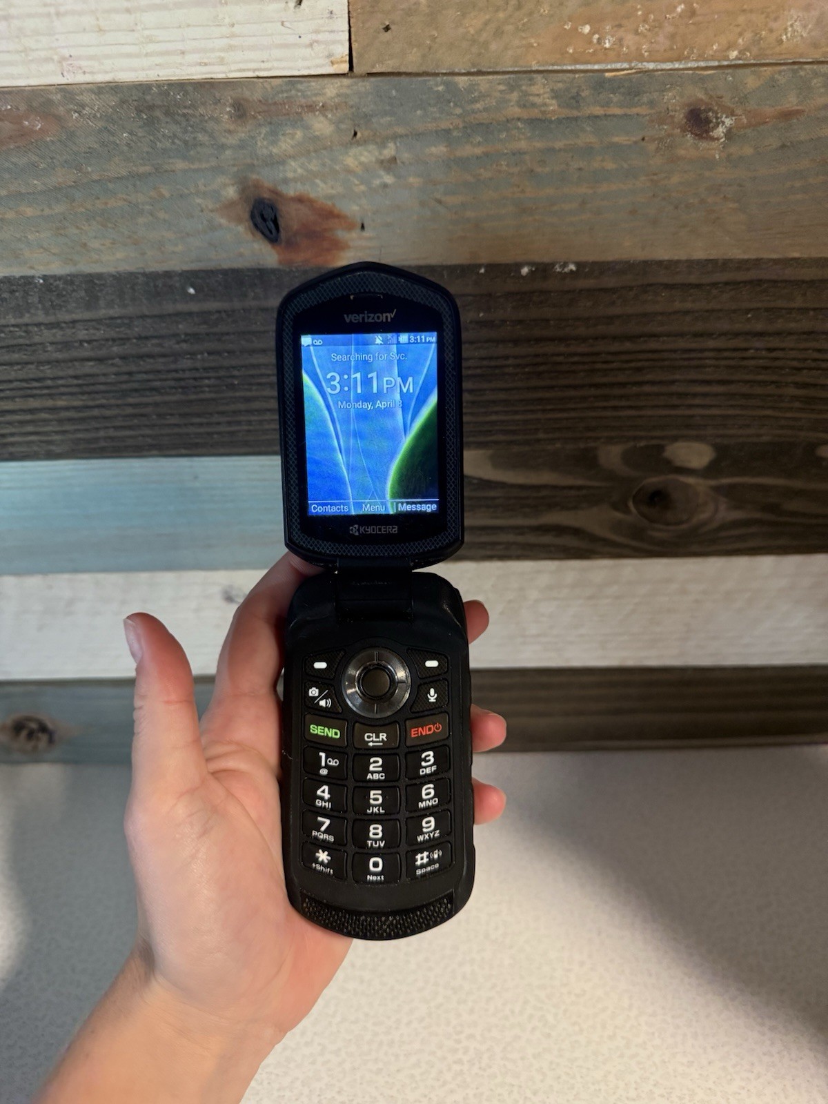 Kyocera E4610 DuraXV 4G LTE Flip Style Cell Phone