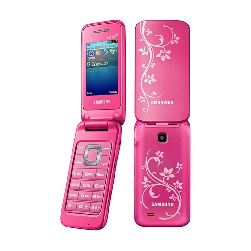 Original Samsung C3520 FM Radio 1.3MP 2.4 GSM MP3 Bluetooth Unlocked Flip Phone