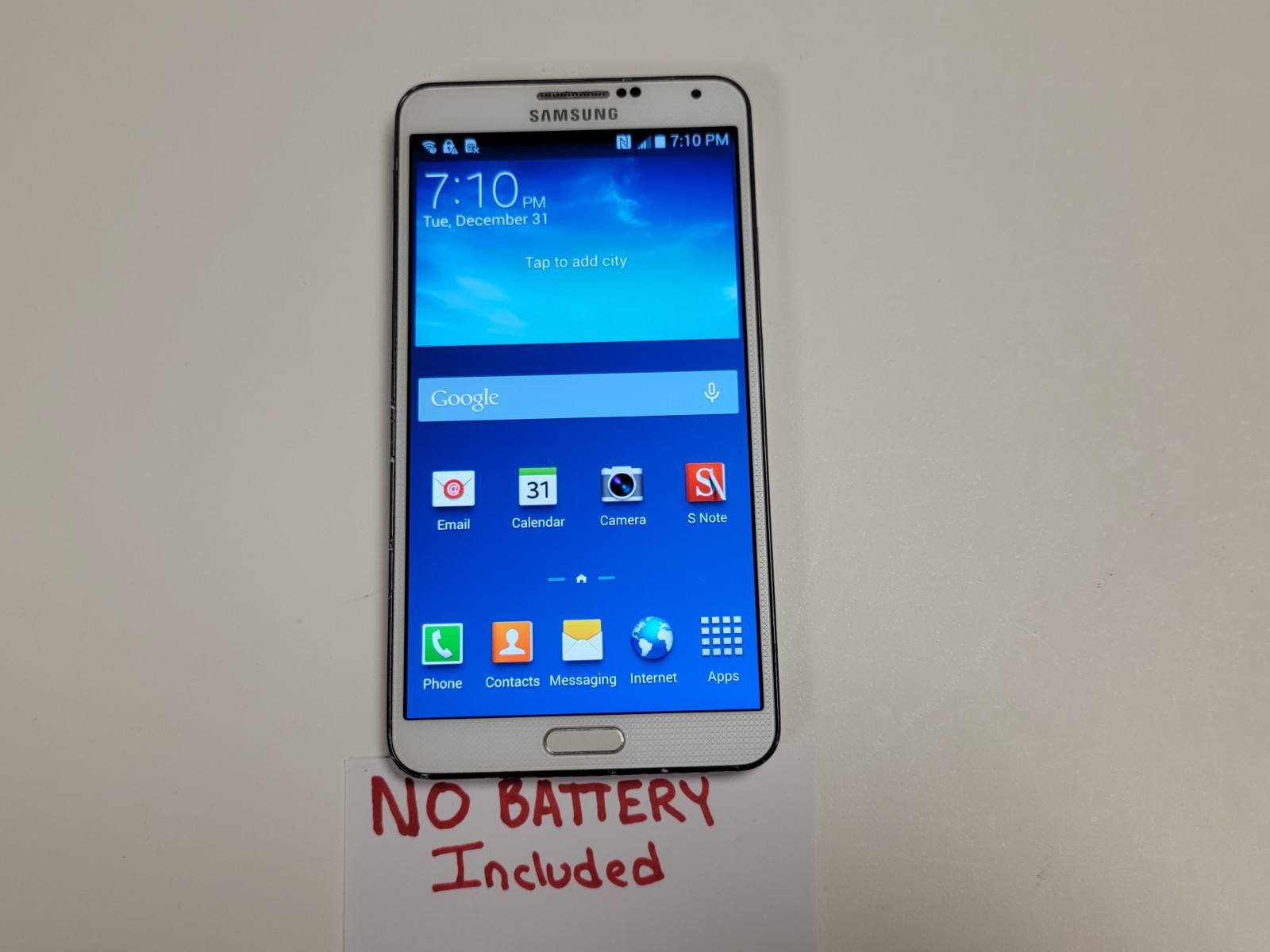 Samsung Galaxy Note 3 (SM-N900A) 32GB (AT&T) Smartphone – Clean IMEI – N655