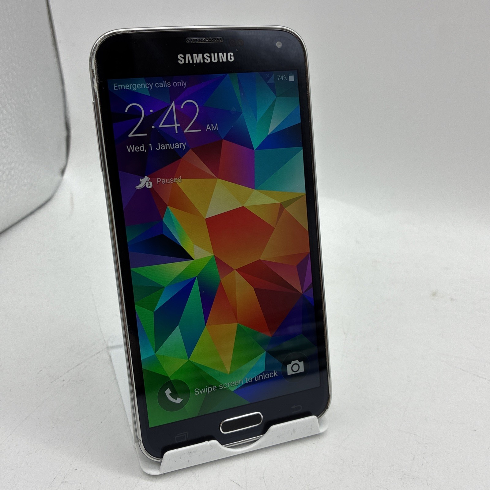 Samsung Galaxy S5 (SM-G900V) 16GB (Verizon Unlocked) Smartphone – (B7:25)
