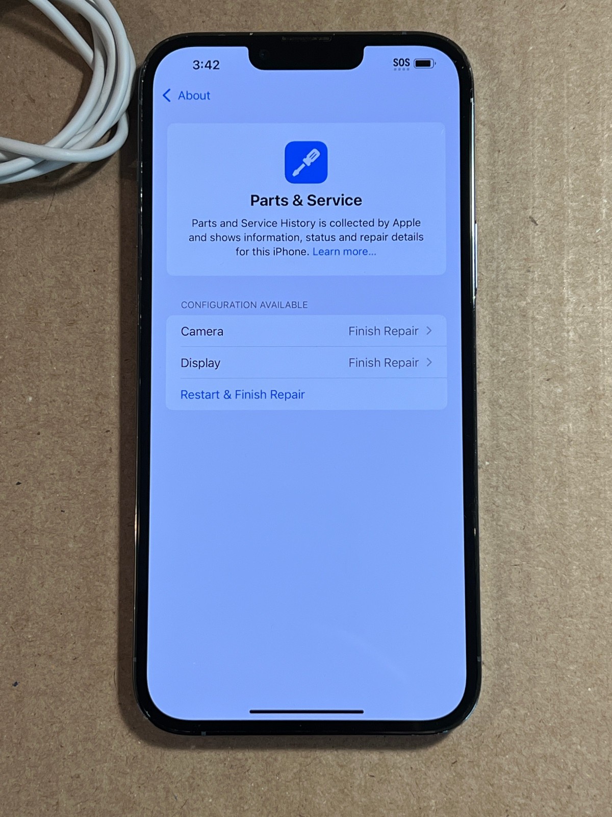 Apple iPhone 13 Pro Max 512GB Sierra blue Unlocked A2484 READ