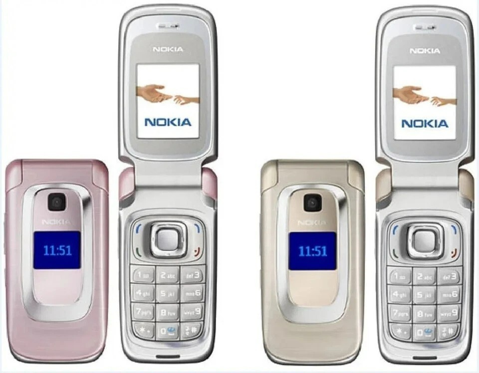 Nokia 6085 2G GSM 900/1800/1900/2100 Bluetooth Flip Unlocked Cellphone