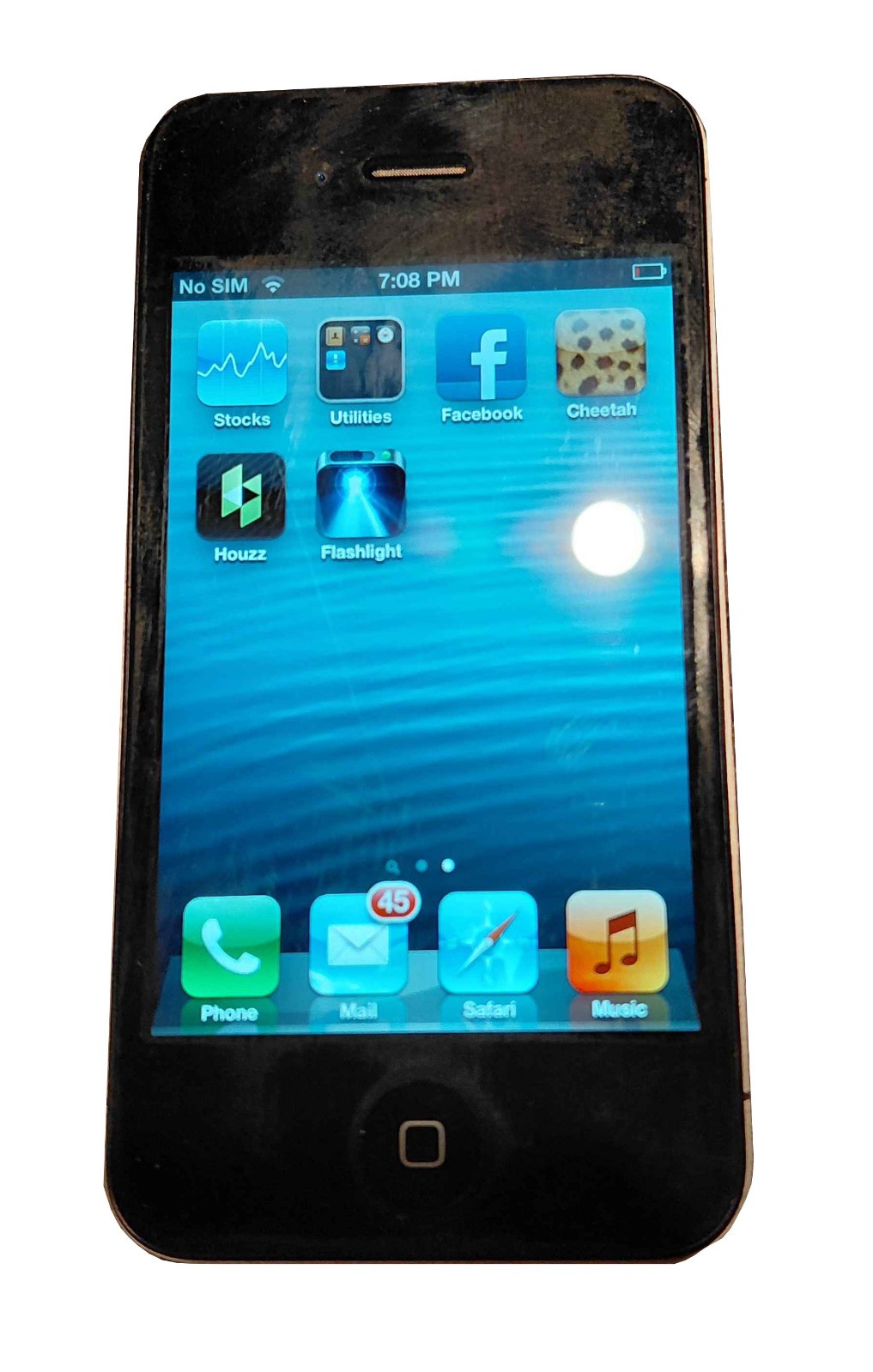 Apple iPhone 4s – 8 GB – Black (Unlocked) in excellent condition, fully reset
