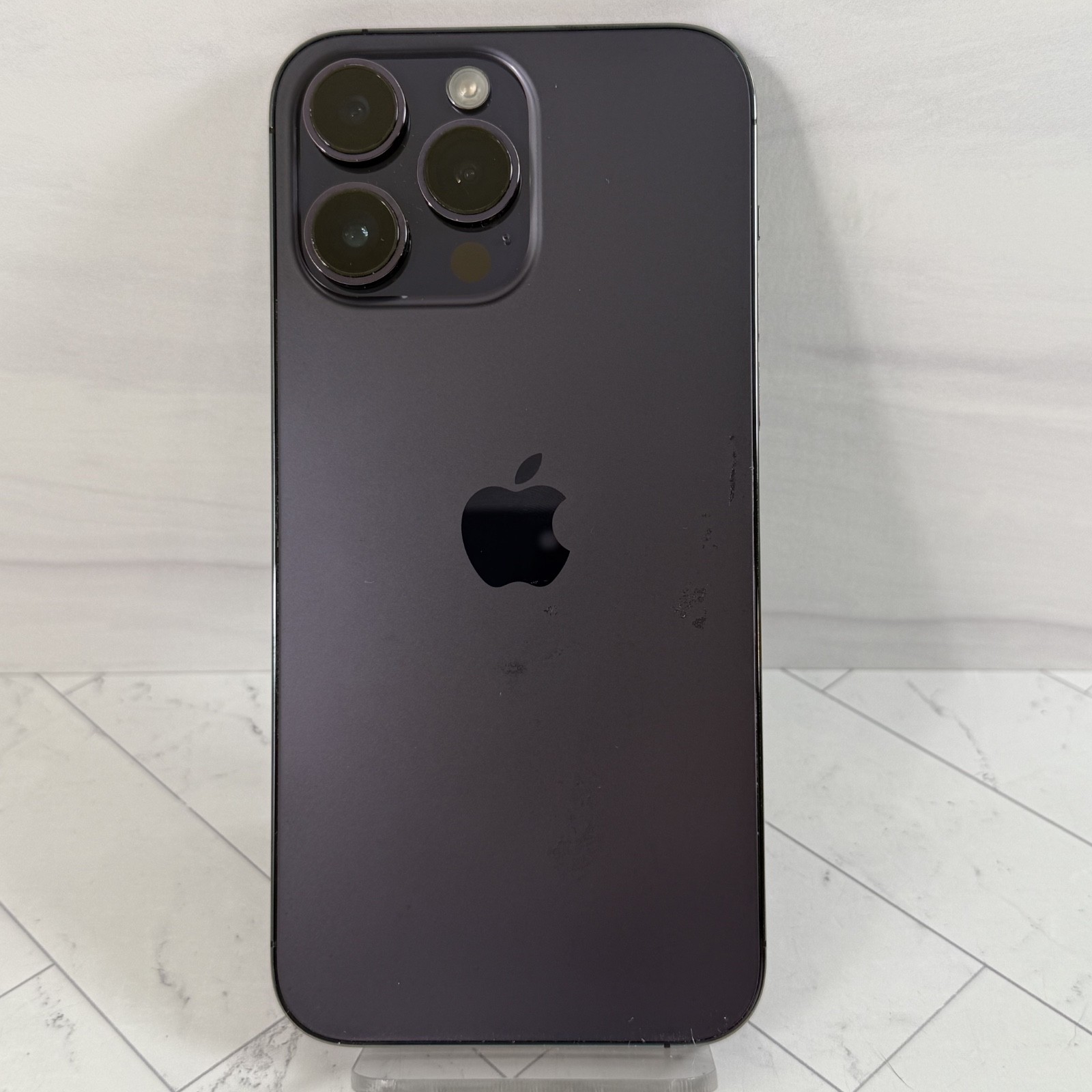 Apple iPhone 14 Pro Max 128 GB A2651 Purple Unlocked Cracked Screen LCD #H66