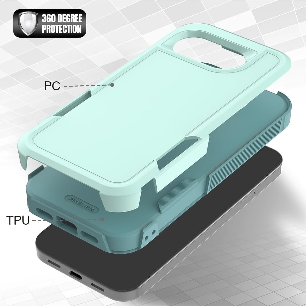 Google Pixel 10A Case, Military Grade Drop Tested with HD Screen Protector, Rugg