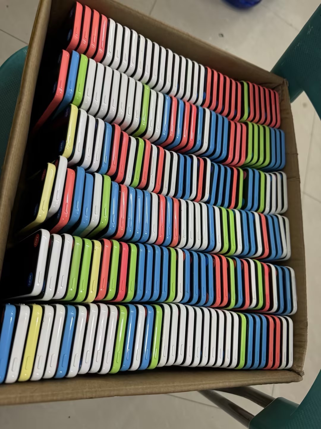 Apple iPhone 5C UNlocked8/16/32GB BLUE/GREEN/PINK/WHITE/ YELLOW New Battery