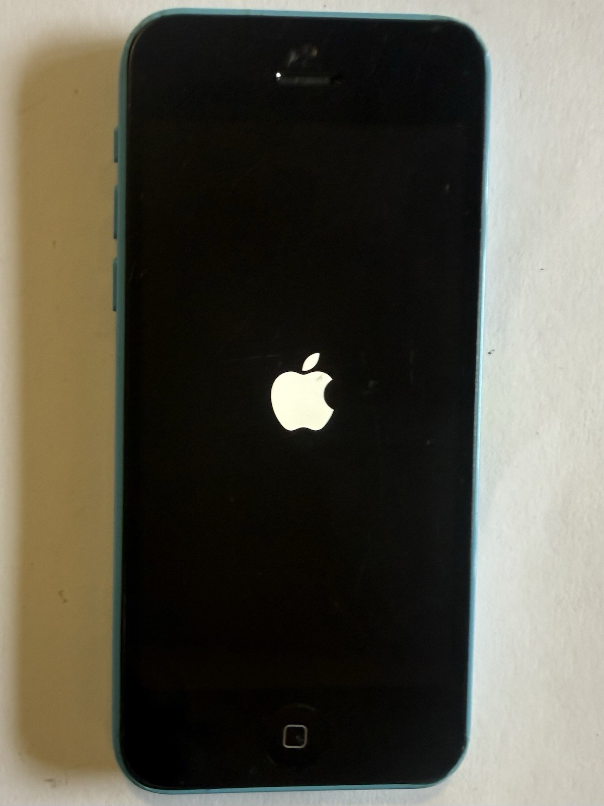 Apple iPhone 5C Blue 32GB ATT iOS 10 For Parts Bad Charge Port Ez Fix SmartPhone