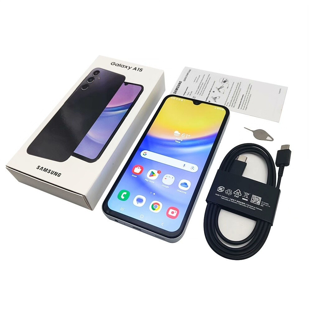 Samsung Galaxy A15 5G SM-A156U 128GB Factory Unlocked Black Brand New Sealed