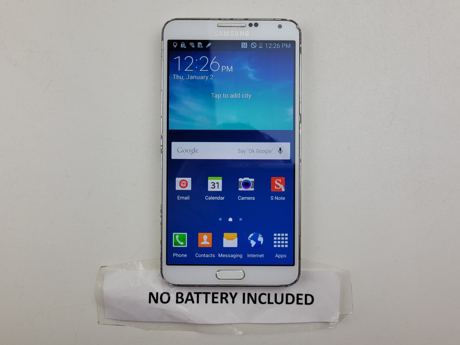 Samsung Galaxy Note 3 (SM-N900A) 32GB (AT&T) – POOR CONDITION – Clean IMEI