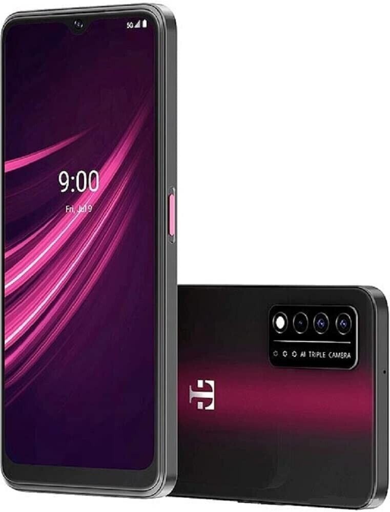 UNLOCKED or T-MOBILE REVVL V+ 5G 64GB 6.8″ Smart Phone TELLO Lyca AT&T *B GRADE