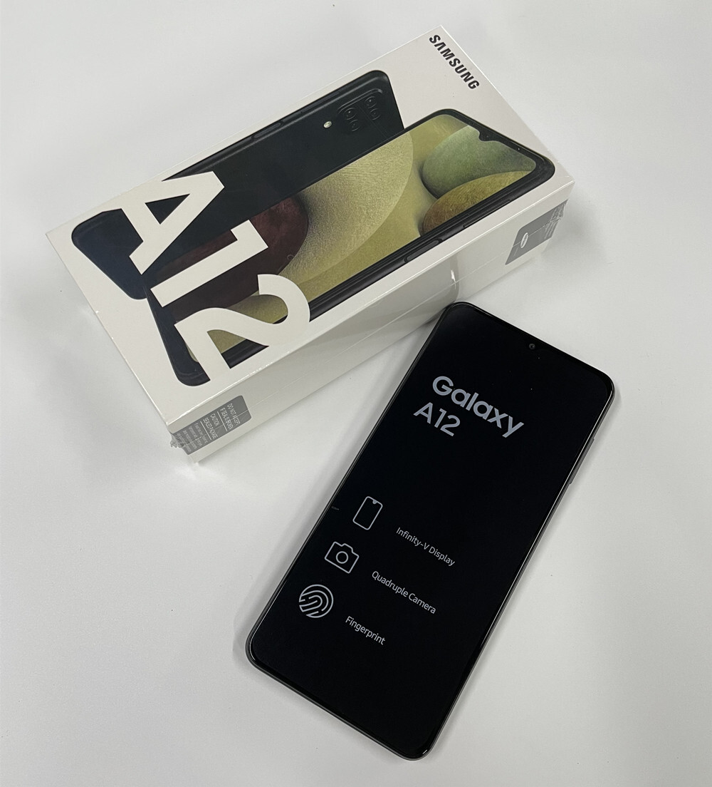 Samsung Galaxy A12 Dual SIM 64GB 6.5″ Fingerprint NFC 4G LTE Android Unlocked