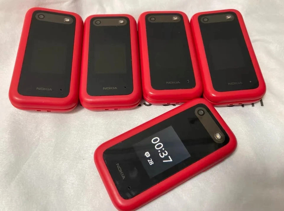 Original Nokia 2660 Flip 4G Dual-SIM 128MB+48MP Unlocked Flip Mobile Phone New