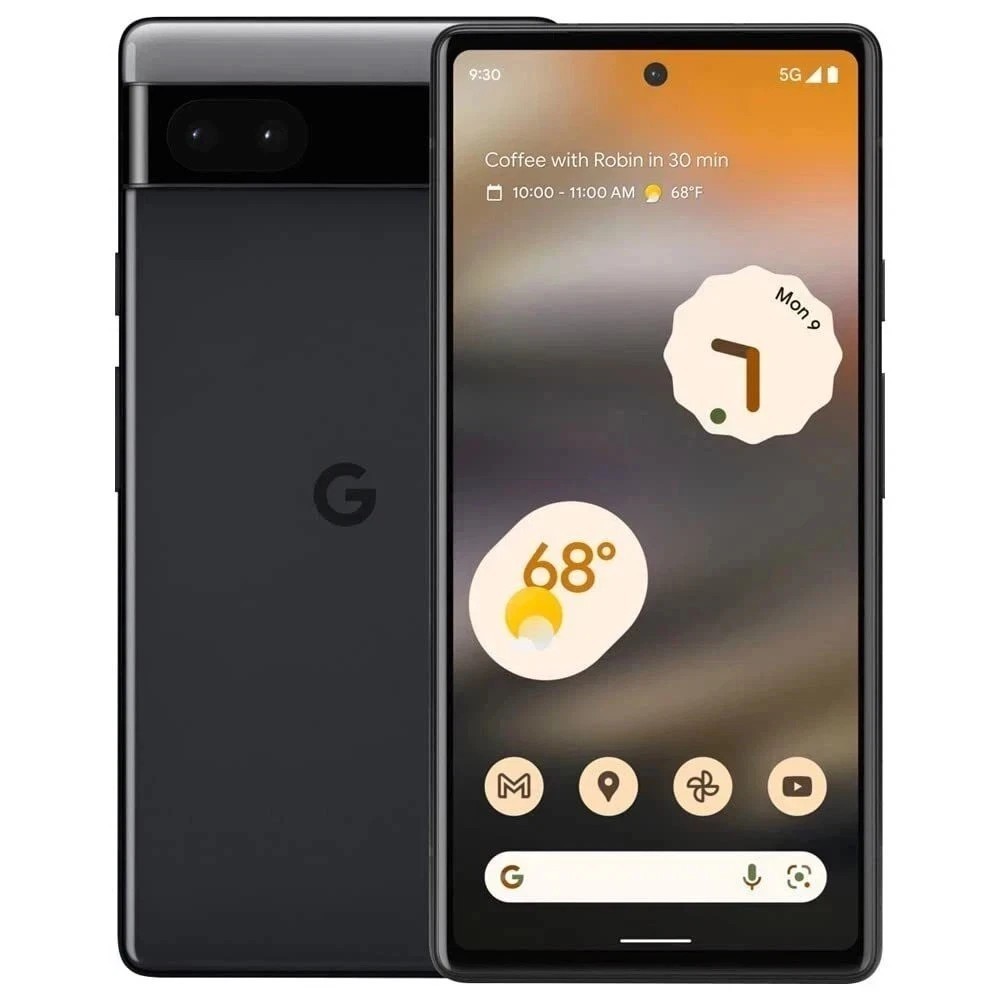 Google Pixel 6a GX7AS 128GB 6GB TracFone Locked Black Excellent Condition