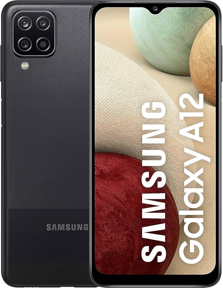 Samsung Galaxy A12 32GB Black 6.5in TracFone Smartphone Open Box