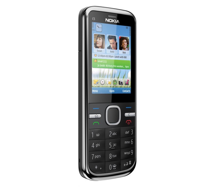 Original Nokia C5-00 Unlocked 3G MP3 MP4 5.0MP GPS Camera WCDMA Mobile Bar Phone
