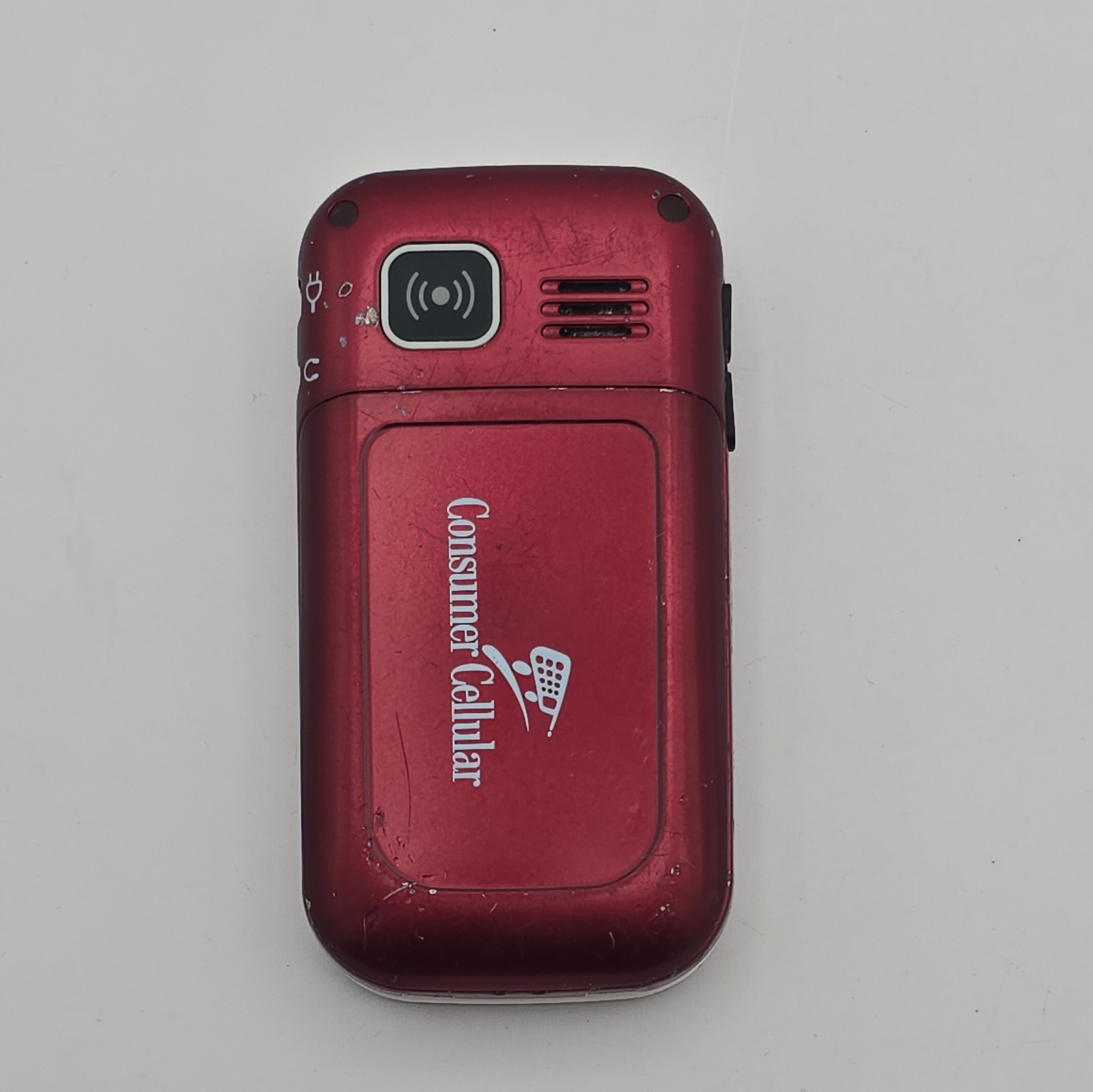 Doro 6620 -Rare Red Mobile Phone Flip Fold Simple Big Button- untested