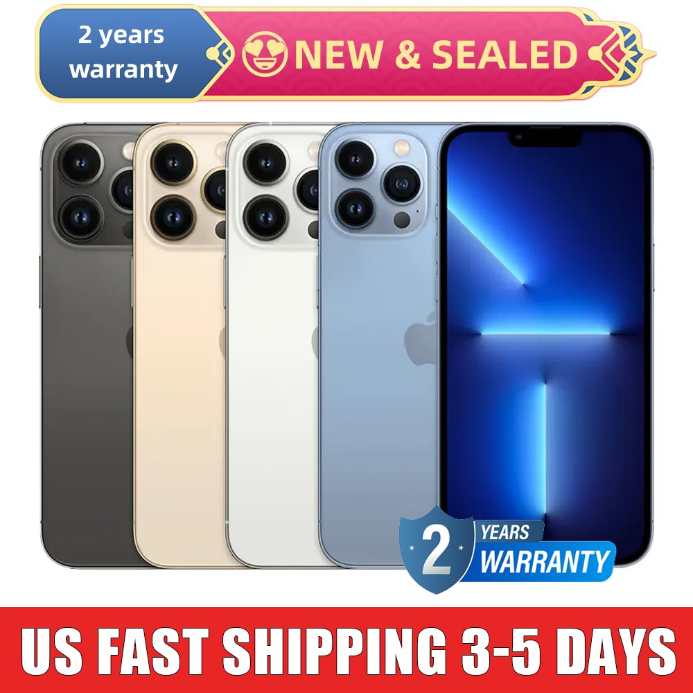 NEW SEALED APPLE IPHONE 13 PRO MAX A2484 512GB/256/128GB 6.7″ UNLOCKED