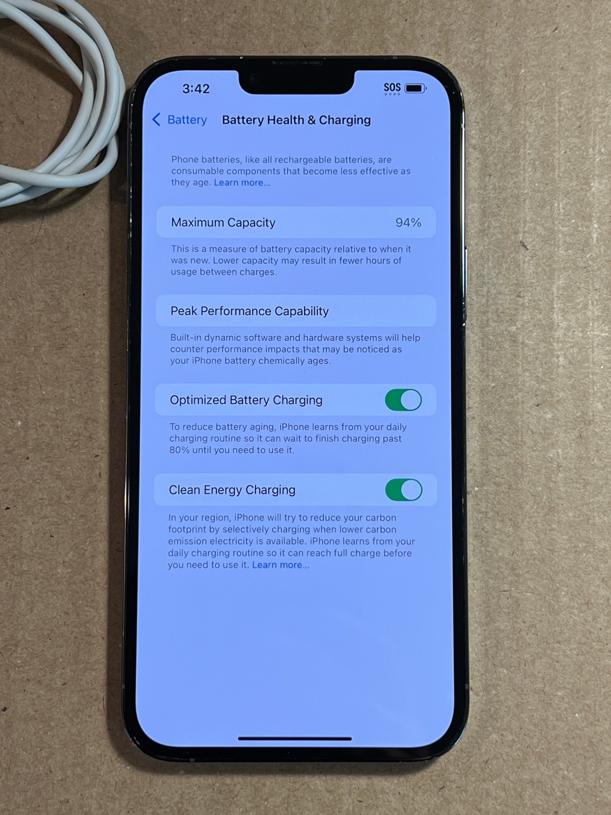Apple iPhone 13 Pro Max 512GB Sierra blue Unlocked A2484 READ