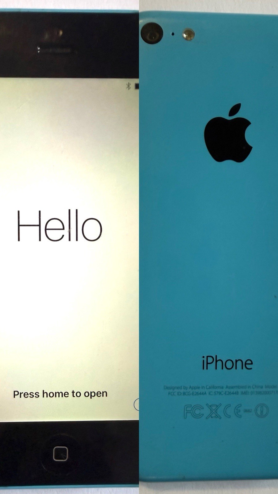 Apple iPhone 5C Blue 32GB ATT iOS 10 For Parts Bad Charge Port Ez Fix SmartPhone