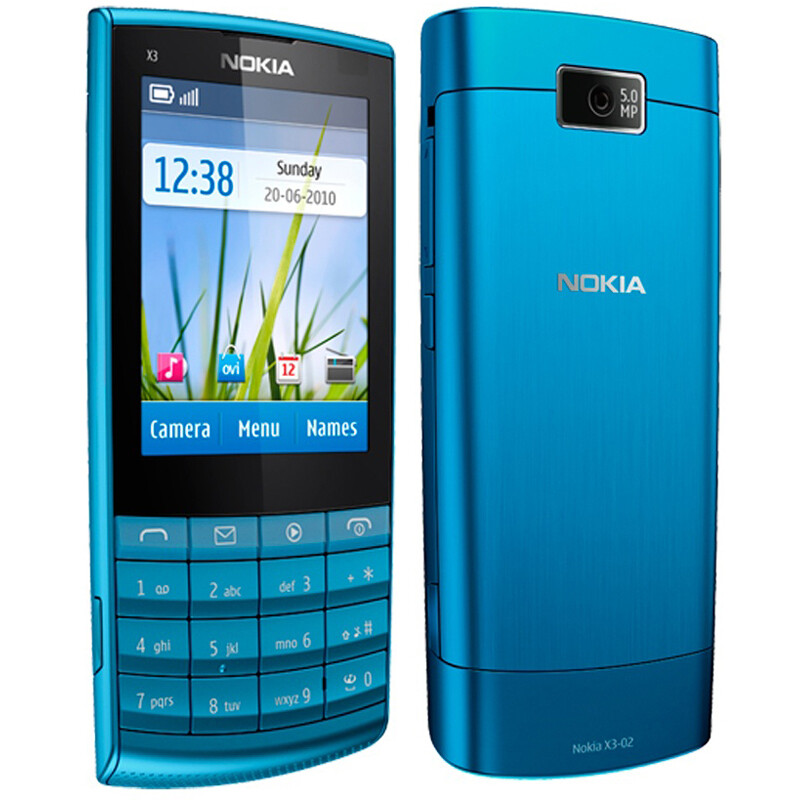 Original Nokia X3-02 TouchScreen WIFI MP3 5.0MP 3G FM Mobile Phone GSM Unlocked