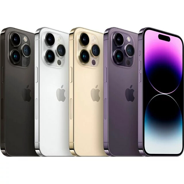 Apple iPhone 14 Pro Max – 128GB 256GB 512GB 1TB – All Colors – Good Condition