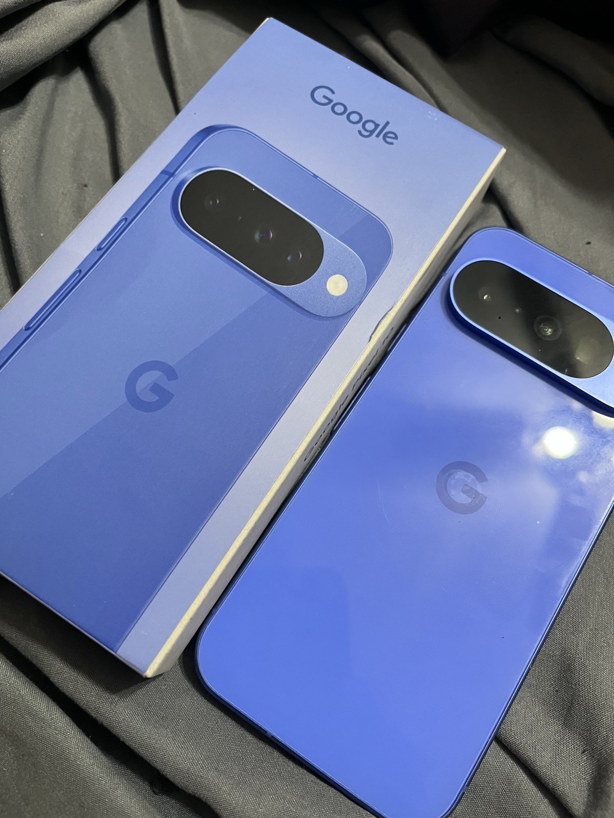 Google Pixel 10 Blue 128GB 12GB RAM Unlocked 48MP 6.3″ Android w/ Box