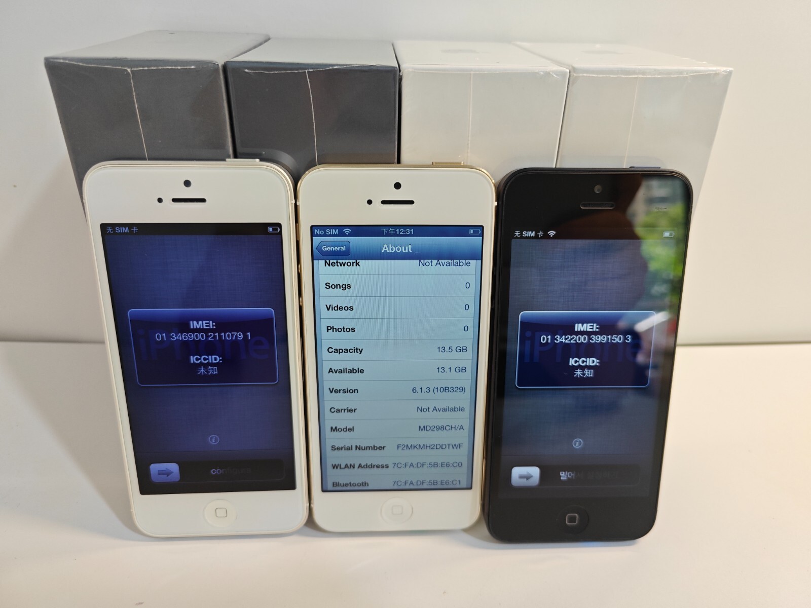 Apple iPhone 5 16GB – Unlocked white black gold Grade A+ Condition IOS SALE BR