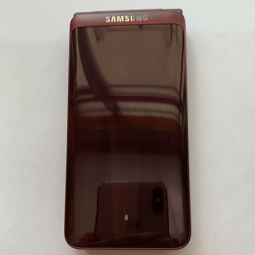 Samsung Galaxy Folder 2 G1650 16GB Dual SIM 8.0MP Flip SmartPhone -OPEN BOX-RED