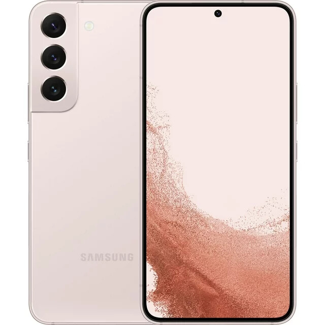 Samsung Galaxy S22+ SM-S906U Unlocked 256GB Pink Gold C Medium Burn