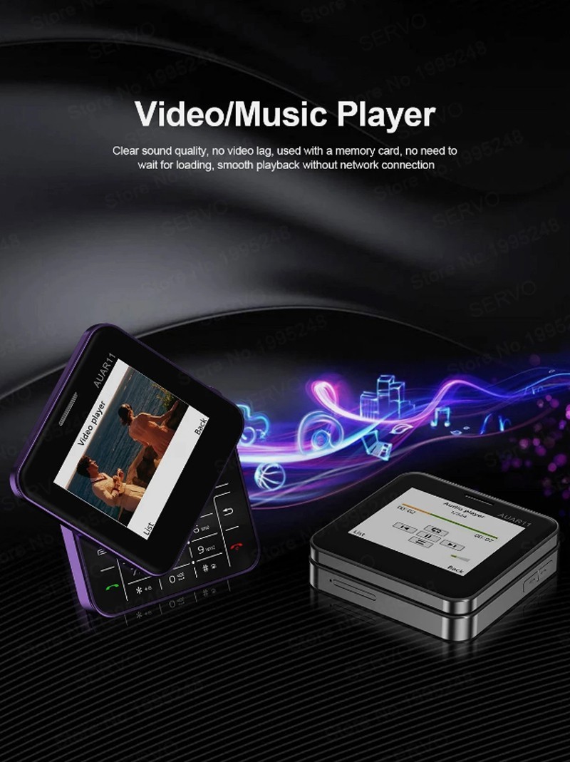 Unlocked Mini Rotating Sliding Mobile Cell Phones GSM Speed Dail Dual SIM Phone